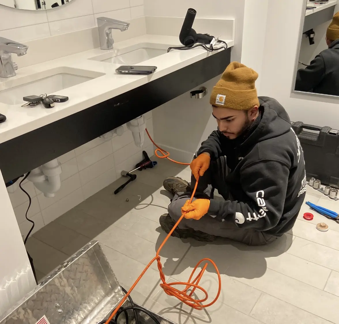 Commercial plumbing service